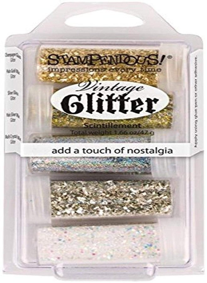 Stampendous Treasures Frantage Glitter Kit, 5-Pack